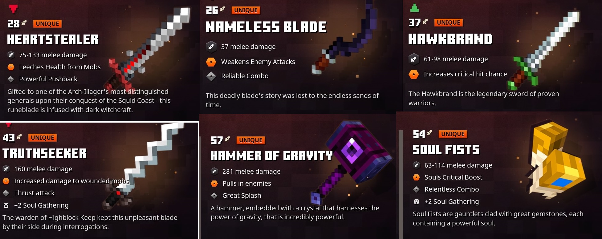 Best Weapons in Minecraft Dungeons